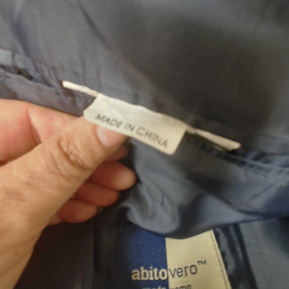 DARK BLUE 2 PC SUIT BY ABITOVERO SIZE 40R - Picture 7 of 12